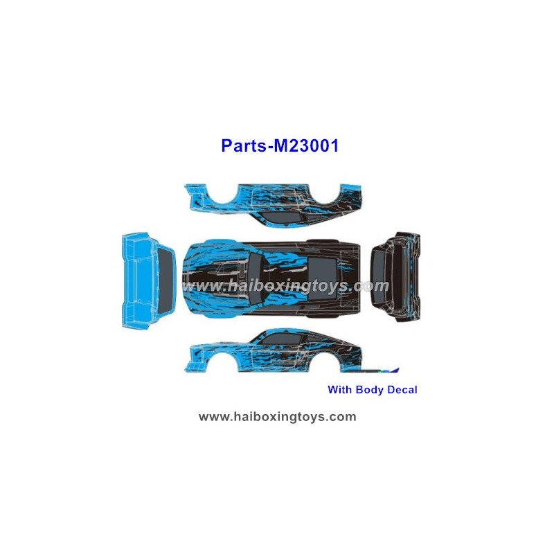 HBX 2103 Parts Body Shell M23001-Blue HBX 2103 Parts Body Shell M23001-Blue