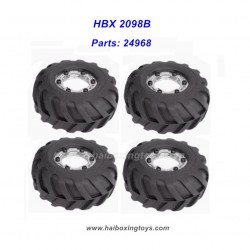 Parts HBX Devastator Wheels 24968 For 2098B 1/24 RC Rock Crawler Car