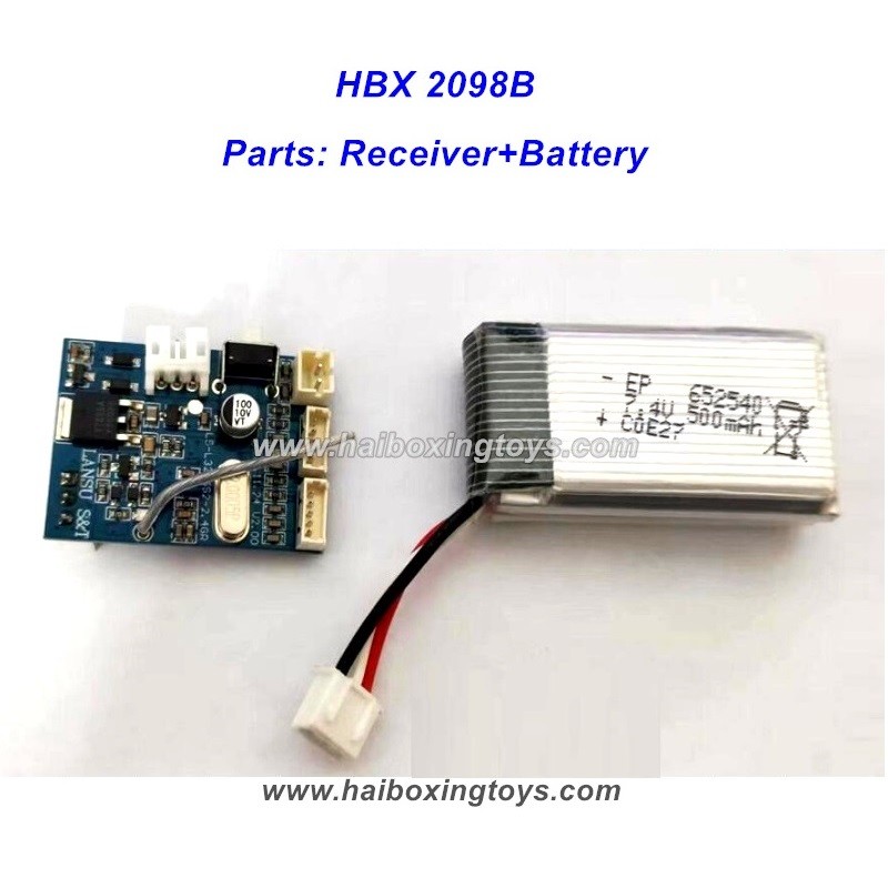 HBX Devastator 2098B Parts 7.4V 500mAh Battery+ESC (New Version)
