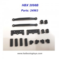 HBX 2098B Devastator Parts 24963 Servo Mount+Servo Retainer+Steering Rods+Shock Bottom Mount+Shock Bodies