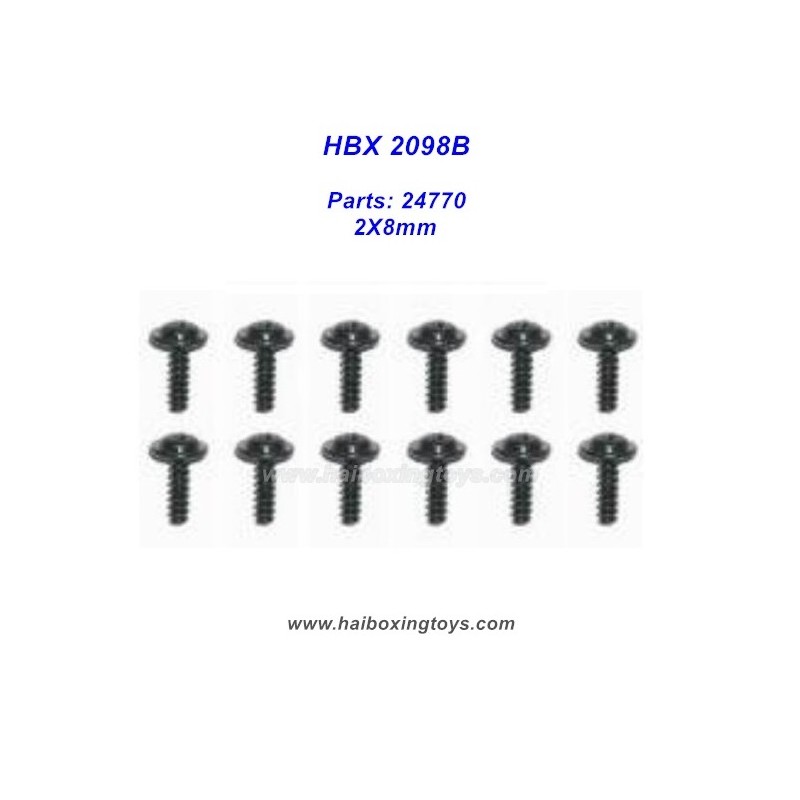 HBX 2098B RC Rock Crawler Parts 24770 Screw HBX 2098B RC Rock Crawler Parts 24770 Screw
