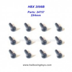 Haiboxing RC Car Parts 24757 Washer Head Screw 2X4mm For 2098B RC Rock Crawler